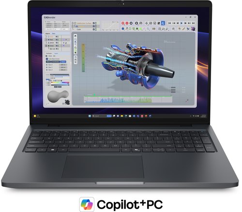 DELL Pro Precision 5 16 PW516261 Copilot+ PC Intel Core Ultra 7 366H Laptop 40,6 cm (16") Full HD+ 32 GB LPDDR5x-SDRAM 1 TB SSD NVIDIA RTX PRO 500 Blackwell Wi-Fi 7 (802.11be) Windows 11 Pro Zwart Belgisch
