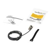StarTech.com Laptop kabelslot - 4-cijfer combinatie slot - Wedge type