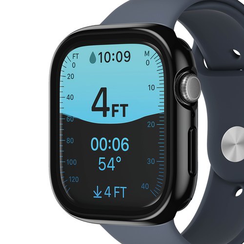 PanzerGlass ® Waterproof Full Body Case Black Apple Watch Series 11 | 10 | 46mm Doorzichtige schermbeschermer 1 stuk(s)