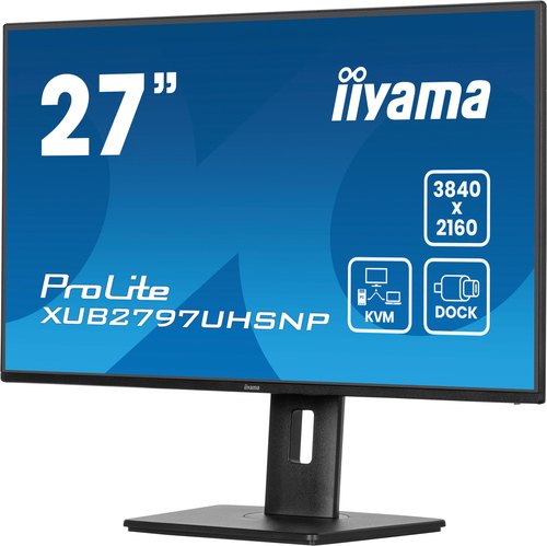 iiyama ProLite XUB2797UHSNP-B1 computer monitor 68,6 cm (27") 3840 x 2160 Pixels 4K Ultra HD LED Zwart