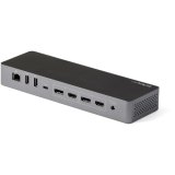 StarTech.com Thunderbolt 3 Dock met USB-C Host Compatibiliteit - Dual 4K 60Hz DisplayPort 1.4 en Dual HDMI 2.0 - Single 8K - TB3/USB-C Laptop Docking Station - 96W PD, 5xUSB - 10Gbps