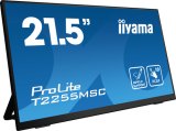 iiyama ProLite T2255MSC-B1 computer monitor 54,6 cm (21.5") 1920 x 1080 Pixels Full HD LCD Touchscreen Zwart