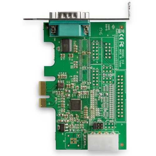 StarTech.com 4 Port PCI Express RS232 Seriële Kaart, PCIe RS232 Serial Host Controller Kaart, PCIe naar Serial DB9 Adapter Kaart, 16950 UART Uitbreidingskaart, Windows & Linux
