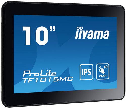 iiyama TF1015MC-B3 computer monitor 25,6 cm (10.1") 1280 x 800 Pixels HD LED Touchscreen Zwart