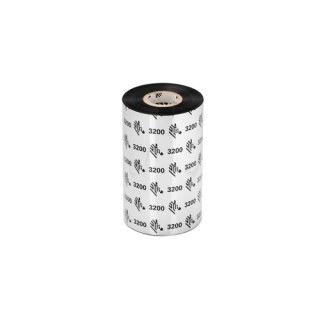 Zebra 3200 Wax/Resin thermal ribbon 300 m Zwart