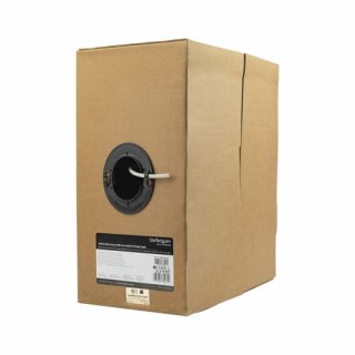 StarTech.com Bulkrol Cat 6 Ethernet kabel - CMR geclassificeerd - 304,8 m - massief - grijs
