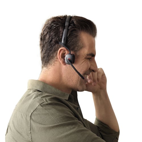 SHOKZ OpenMeet2 UC Headset Draadloos Open-ear Kantoor/callcenter Bluetooth Zwart