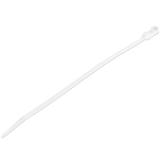 StarTech.com 20 cm Kabelbinders met Montagegat 4 mm Breed, 52 mm Bundeldiameter, 22 kg Treksterkte, Zelfsluitende Nylon 66 Snelbinders met Schroefgat, UL Listed, 100 stuks