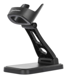 Manhattan Verstelbare barcodescanner-standaard, in hoogte en hoek verstelbaar, geschikt voor scanners 153997/154116/154185, zwart, levenslange garantie