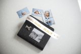 Brother TZE-R254 labelprinter-tape Goud op wit