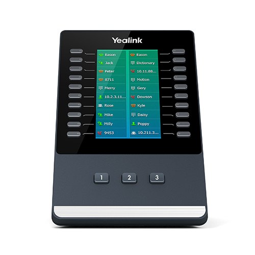 Yealink EXP50 IP add-on module Zwart, Grijs 23 knoppen