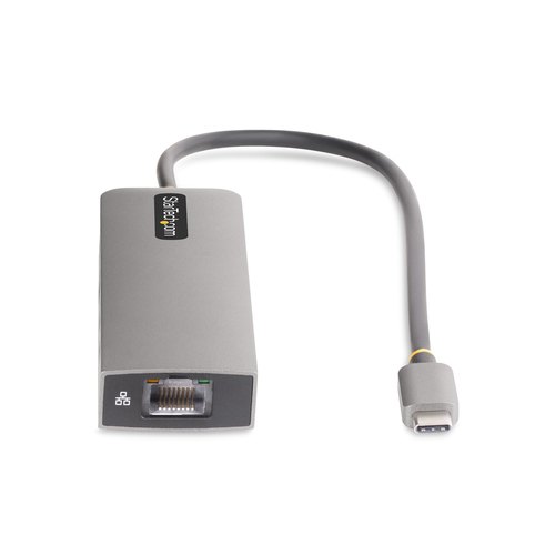 StarTech.com 3-Port USB-C Hub met 2.5 Gbps Ethernet en 100W Power Delivery Pass-Through Poort, USB 3.2 10Gbps, 2x USB-A/1x USB-C, Compacte USB Type-C Adapter Hub