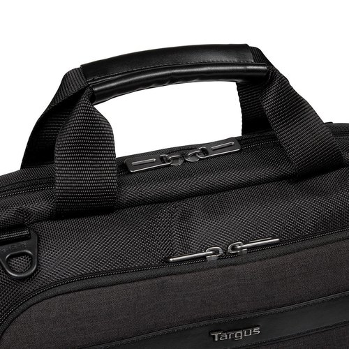 Targus TBT913EU laptoptas 35,6 cm (14") Aktetas Zwart, Grijs