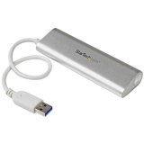 StarTech.com 4-Port USB Hub, USB A naar 4x USB-A Ports, USB 5Gbps, Bus-Powered, Robuust Ontwerp, Compacte USB 3.0 Laptop Hub