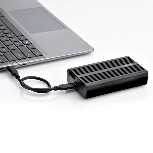 StarTech.com USB4 M.2 NVMe SSD Behuizing, 40Gbps, Externe USB-C / Thunderbolt NVMe SSD Enclosure, Aluminium Heatsink, B+M/M-Key