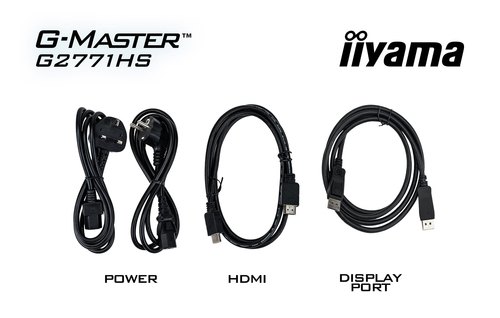 iiyama G-MASTER G2771HS-B1 computer monitor 68,6 cm (27") 1920 x 1080 Pixels Full HD Zwart