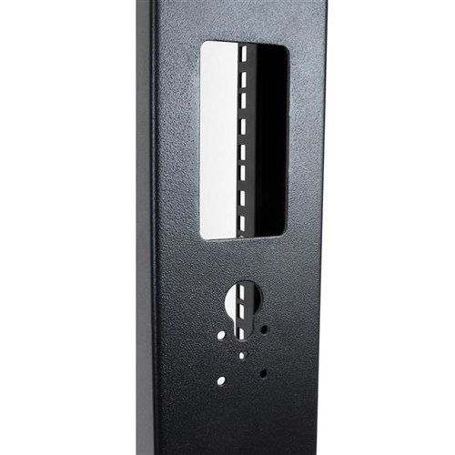 StarTech.com 2-Post 42U Mobiel Open Frame Server Rack, 19in Patchkast met Wielen en 2 Stijlen, Open Serverkast voor AV/Data/Media/IT/Netwerk Apparatuur, Computer Rack voor Thuis/Kantoor - Inclusief Wieltjes