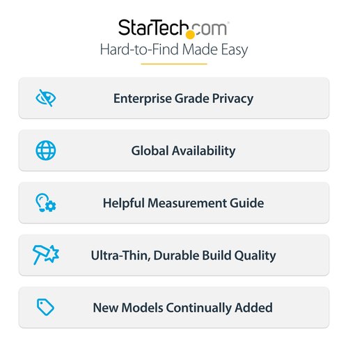 StarTech.com 4-Way 13-inch Surface Pro 8/9/X/11 Laptop Privacy Filter, Portrait/Landscape Modes, Touch-Enabled, Anti-Glans Security Filter, +/- 30 Graden Kijkhoek, 51% Blauw Licht Vermindering