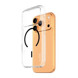 PanzerGlass CARE™ by ® Urban Explorer Case Transparent w. Black MagSafe iPhone 18 Pro | 17 Pro mobiele telefoon behuizingen Hoes Zwart
