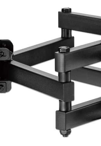 Manhattan Wandbeugel voor TV’s en monitoren (Volledig Verstelbaar), voor schermen 32–65", VESA-compatibiliteit: van 100x100 tot 600x400 mm (controleer de afmetingen van de vier montagegaten aan de achterzijde), max 40 kg, zwart