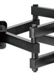 Manhattan Wandbeugel voor TV’s en monitoren (Volledig Verstelbaar), voor schermen 32–65", VESA-compatibiliteit: van 100x100 tot 600x400 mm (controleer de afmetingen van de vier montagegaten aan de achterzijde), max 40 kg, zwart
