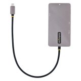 StarTech.com USB C Multiport Adapter, Dual HDMI Video, 4K 60Hz, 2 Port 5Gbps USB-A Hub, 100W Power Delivery Pass-Through, GbE, SD/MicroSD, 30cm Kabel, Travel Dock, Laptop Docking Station