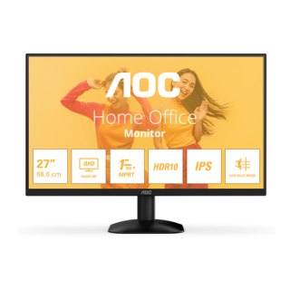 AOC B3 Q27B35E computer monitor 68,6 cm (27") 2560 x 1440 Pixels Quad HD LED Zwart