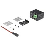 StarTech.com PoE+ Industrial Glasvezel naar Ethernet Media Converter 30W SFP naar RJ45 Single Mode/Multi Mode Gigabit Fiber naar Koper Compact design IP-30/ -40 tot +75°C