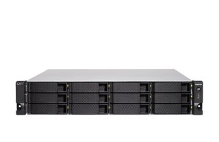QNAP TS-h1283XU-RP NAS Rack (2U) Intel Xeon E E-2136 32 GB DDR4 0 TB QuTS hero Zwart