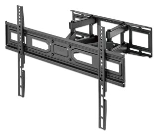Manhattan Wandbeugel voor TV’s en monitoren (Volledig Verstelbaar), voor schermen 32–65", VESA-compatibiliteit: van 100x100 tot 600x400 mm (controleer de afmetingen van de vier montagegaten aan de achterzijde), max 40 kg, zwart