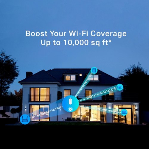 TP-Link AC1750 Wi-Fi Netwerkrepeater Wit 10, 100, 1000 Mbit/s