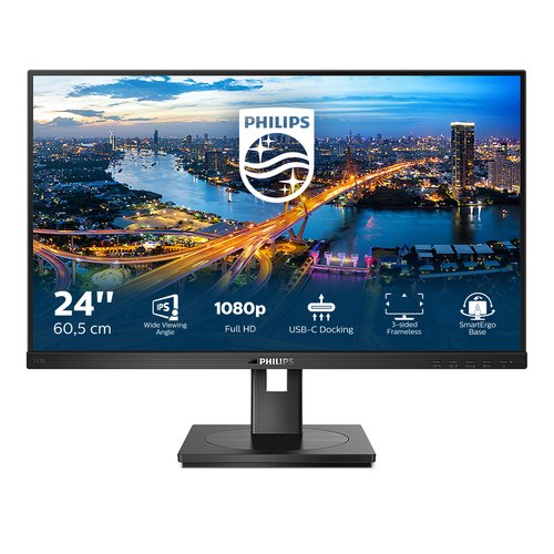 Philips B Line 243B1/00 LED display 60,5 cm (23.8") 1920 x 1080 Pixels Full HD Zwart