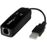 StarTech.com USB 2.0 Fax Modem, 56K Externe Hardware Dial Up V.92 Modem/Dongle/Adapter, Computer/Laptop Fax Modem, USB naar Telefoonaansluiting, USB Data Modem, Netwerk Fax/CMR/POS