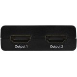 StarTech.com 4K HDMI 2-poorts videosplitter – 1x2 HDMI splitter – Gevoed door USB-kabel of voedingsadapter – 4K 30 Hz
