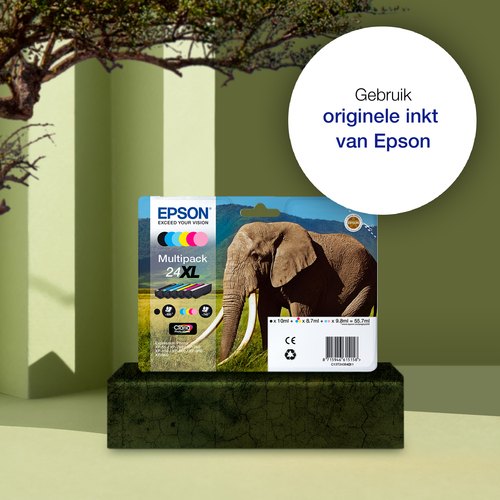 Epson Elephant 24XL Olifant Claria Photo HD afzonderlijke cyaan inkt