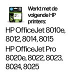 HP 912XL originele high-capacity zwarte inktcartridge