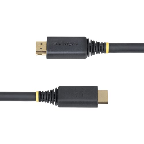 StarTech.com 15m Actieve High Speed HDMI Kabel, 4K 60Hz/1440p 144Hz, HDR10/HDCP 2.2/ARC, 18Gbps, UHD HDMI 2.0 Kabel voor TV/Monitor/Display, TPE Mantel