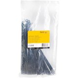 StarTech.com 22 cm Metalen Kabelbinders 7 mm Breed, 55 mm Bundeldiameter, 45 kg Treksterkte Nylon gecoat 316 Roestvrij Staal Zelfsluitende en Detecteerbare Metalen Snelbinders 50 stuks