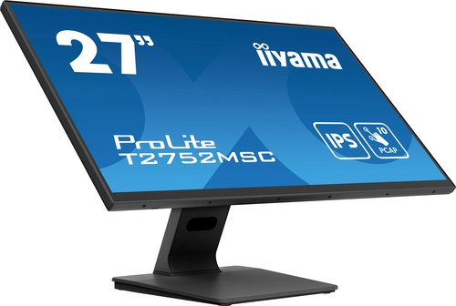 iiyama ProLite T2752MSC-B1 computer monitor 68,6 cm (27") 1920 x 1080 Pixels Full HD LED Touchscreen Zwart