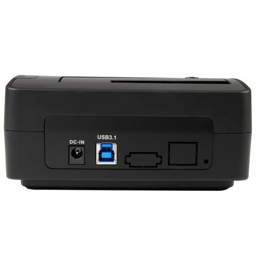 StarTech.com Single Bay USB 3.1 naar SATA HDD Docking Station, USB 3.1 (10 Gbps) Hard Drive Dock, Externe 2.5/3.5" SATA III HDD/SSD Dock Station, Hot-Swap Hard Drive Bay, Top-Loading