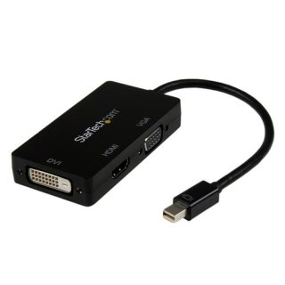 StarTech.com A/V-reisadapter: 3-in-1 Mini DisplayPort naar VGA DVI- of HDMI-converter