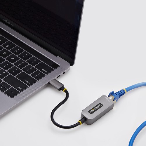 StarTech.com 2.5GbE USB-C naar Ethernet Adapter, NBASE-T NIC, USB 3.0 Type-C 2.5/1G Multi Speed Netwerk, Thunderbolt Compatibel, Windows & Mac