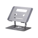 StarTech.com Draaibare Laptopstandaard, 360 Roterende Laptophouder voor Computer, Verhoogd plateau met Verstelbare Kanteling, Max 5kg, Aluminium
