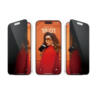 PanzerGlass ® Privacy Screen Protector iPhone 15 Pro | Ultra-Wide Fit w. EasyAligner Doorzichtige schermbeschermer Apple 1 stuk(s)