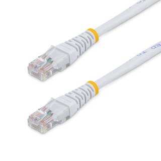 StarTech.com 15 m Cat5e Gegoten RJ45 UTP Netwerkkabel Wit