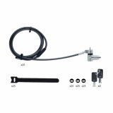 StarTech.com 25-Pack Universeel Laptop Kabelslot 2m, Security Kabel met Gedeelde Sleutel, Compatibel met Noble Wedge&reg;/Nano/K-Slot, Antidiefstal Snijbestendige Kabel