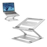ACT Laptopstandaard aluminium, opvouwbaar, traploos in hoogte verstelbaar
