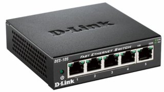 D-Link DES-105 Unmanaged L2 Zwart