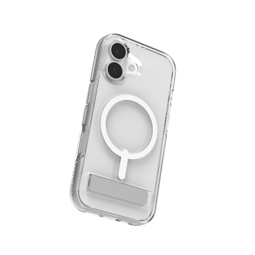 ZAGG Crystal Palace Snap Kickstand (Button Cover) mobiele telefoon behuizingen 16 cm (6.3") Hoes Transparant
