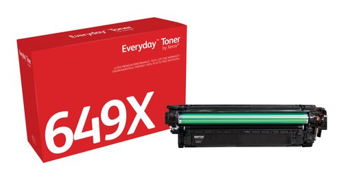 Everyday™ Zwart Toner van Xerox is compatibel met HP 649X (CE260X), Hoge capaciteit